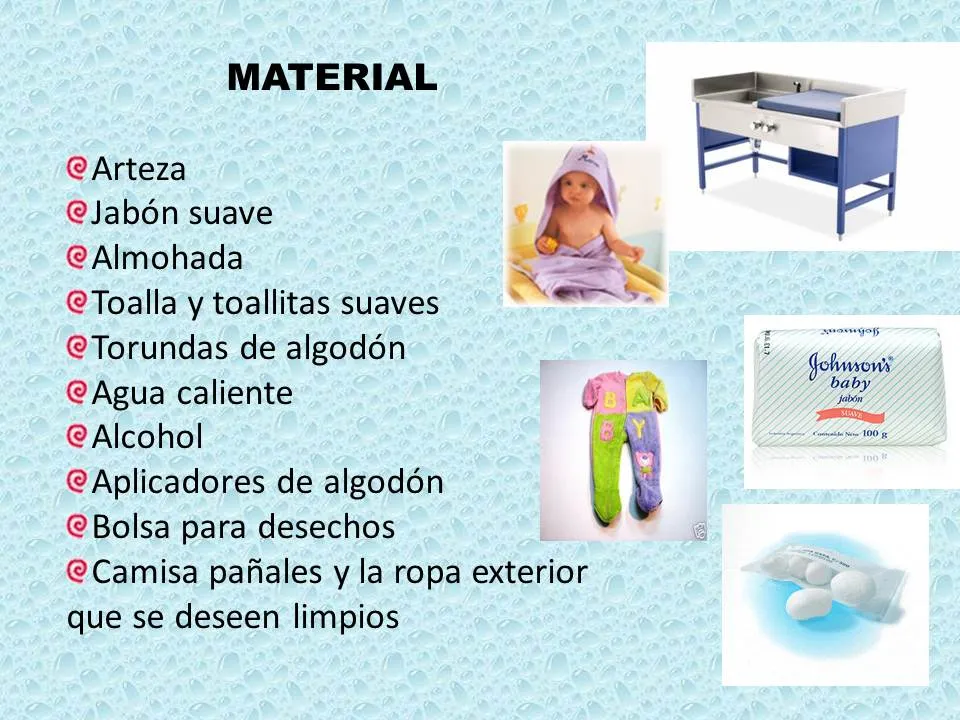 materno infantil: enfermeria infantil higiene personal en el niño