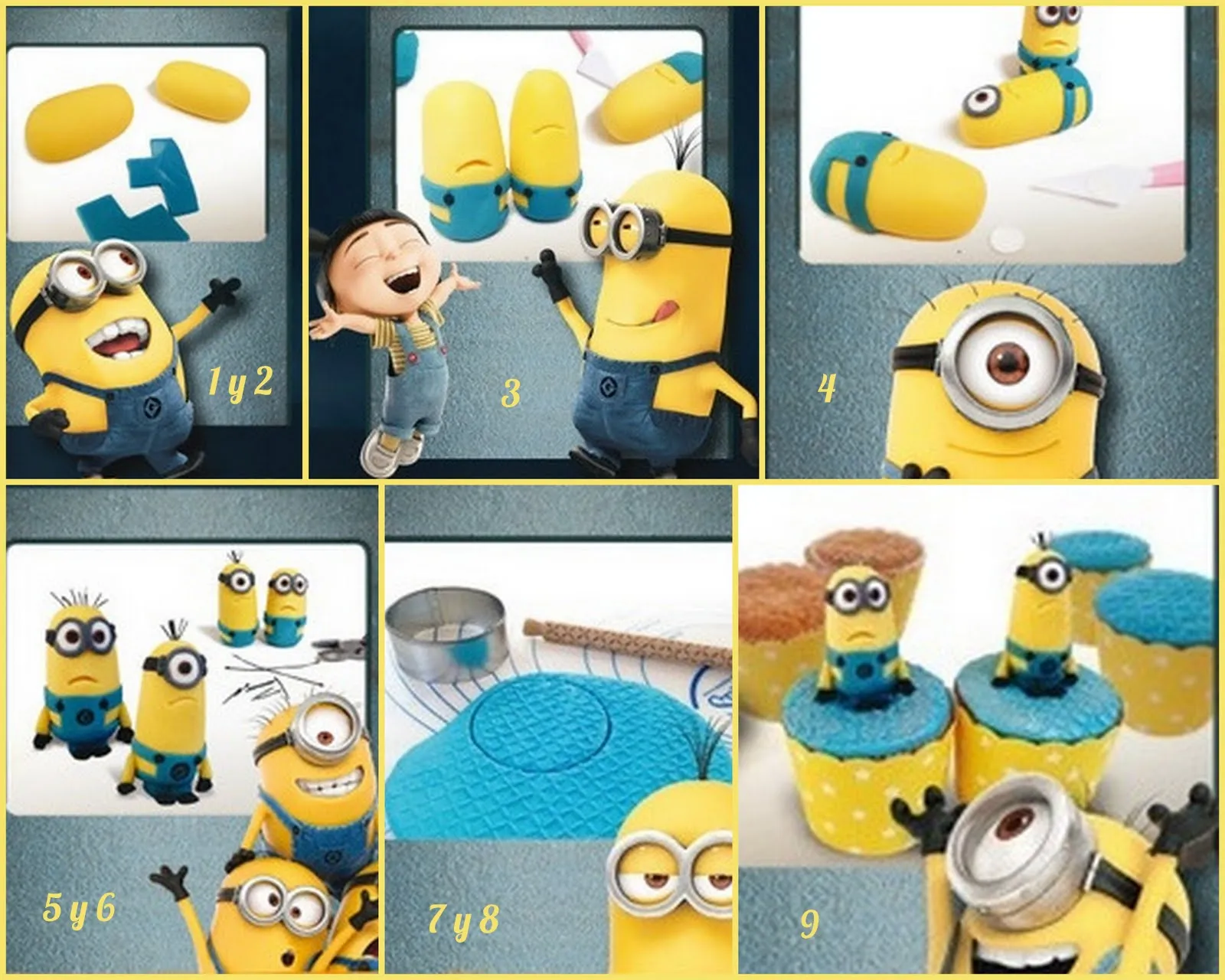 No sin mis hijos: Cómo hacer cupcakes de Minions, de la peli Gru 2 ... No sin mis hijos: Cómo hacer cupcakes de Minions, de la peli Gru 2 ...