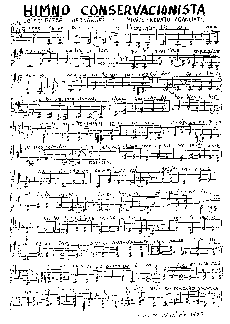 Himno Conservacionista Himno Conservacionista