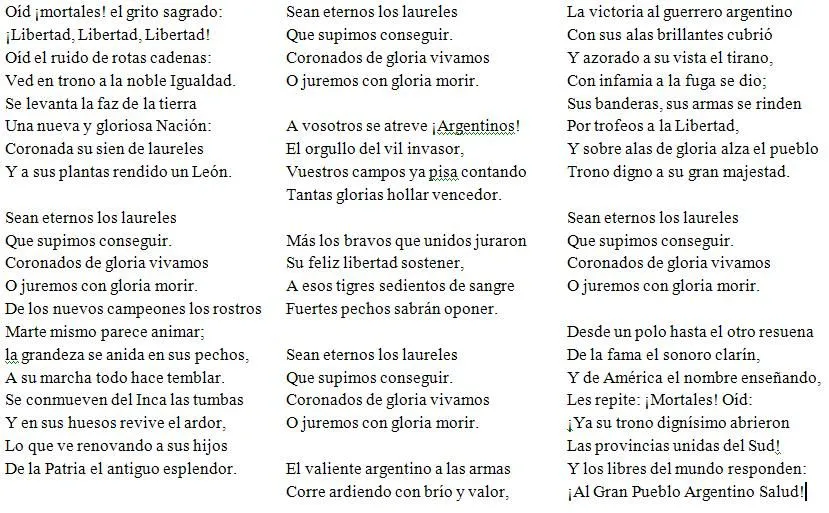 por que el himno nacional argentino es el mejor? - Taringa!