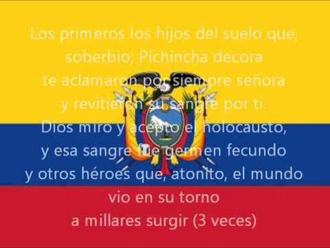 Himno Nacional del Ecuador - YouTube