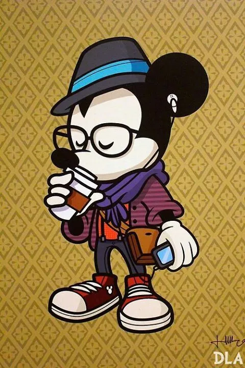 Hipster Mickey mouse | Art | Pinterest | Mickey Mouse, Hipster and ...