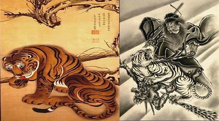 Historia de los tatuajes japoneses. Tatuajes de tigres en Japón ...
