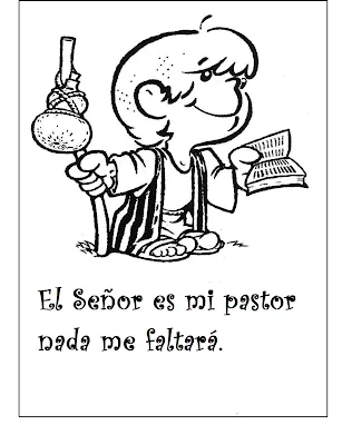 Historias Bíblicas para colorear: Salmo 23 para colorear ~ Mi vida ... Historias Bíblicas para colorear: Salmo 23 para colorear ~ Mi vida ...