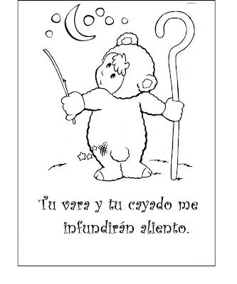 Historias Bíblicas para colorear: Salmo 23 para colorear ~ Mi vida ... Historias Bíblicas para colorear: Salmo 23 para colorear ~ Mi vida ...