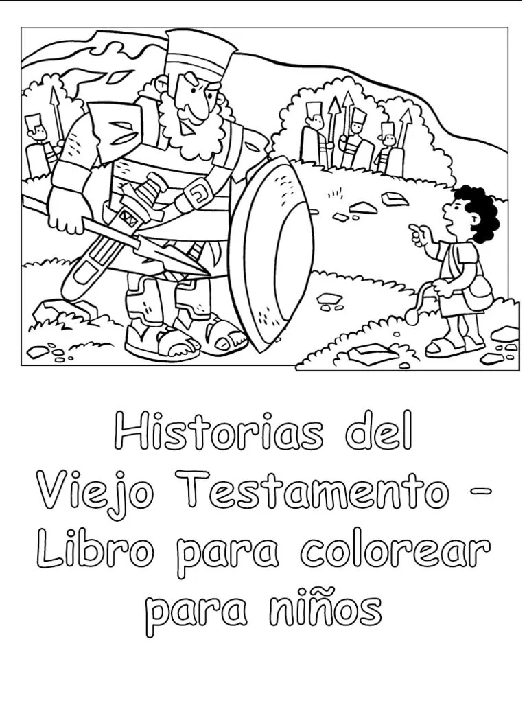 Historias Del Viejo Testamento - Libro para Colorear para Niños | PDF |  David | Solomons