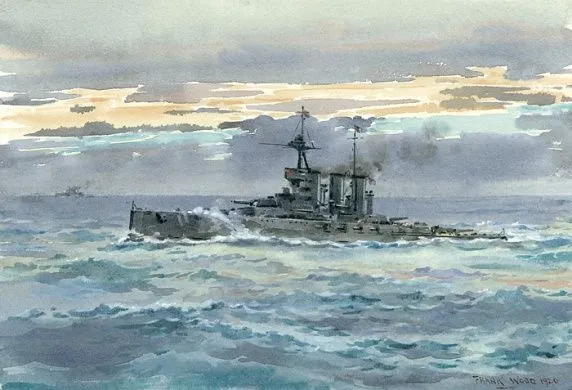 HMS TIGER, 1919 - Maritime Prints