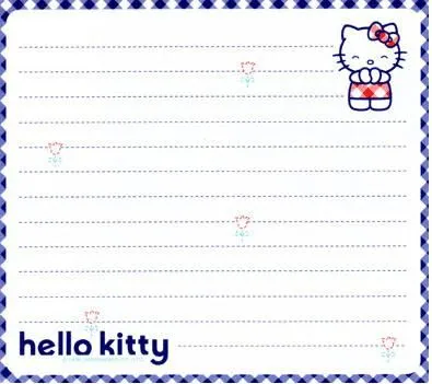 Hojas para Cartas d Kitty :: Parte 1 : Más juegos para pintar ...