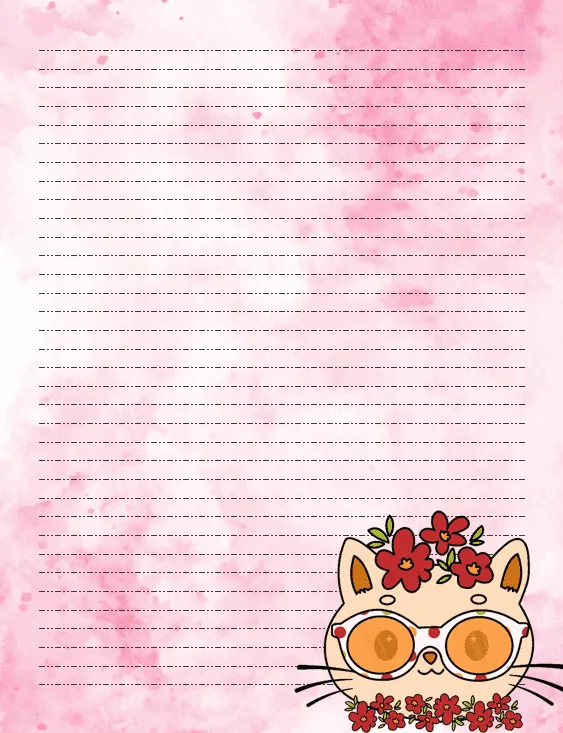 Hojas decoradas para escribir e imprimir - Arte en Papel Hojas decoradas para escribir e imprimir - Arte en Papel