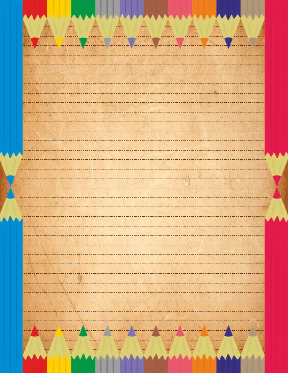 Hojas decoradas para escribir e imprimir - Arte en Papel Hojas decoradas para escribir e imprimir - Arte en Papel