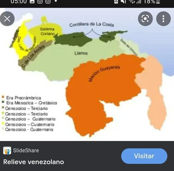 hola agradecería su ayuda su ayuda por favor necesito un mapa del relieve  de Venezuela fácil ya que no - Brainly.lat
