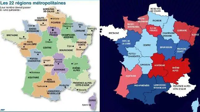 Hollande decide reducir de 22 a 14 el número de regiones de ...