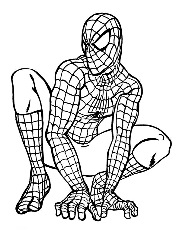 Paint and Coloring for Kids: Spiderman (