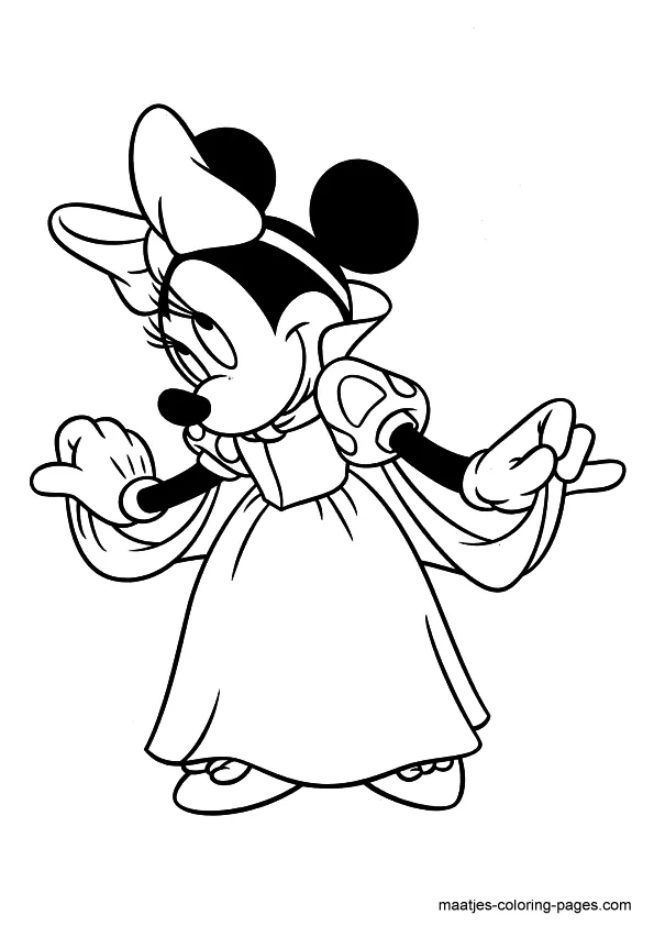 home back minnie mouse coloring page free coloring book pages you can ...