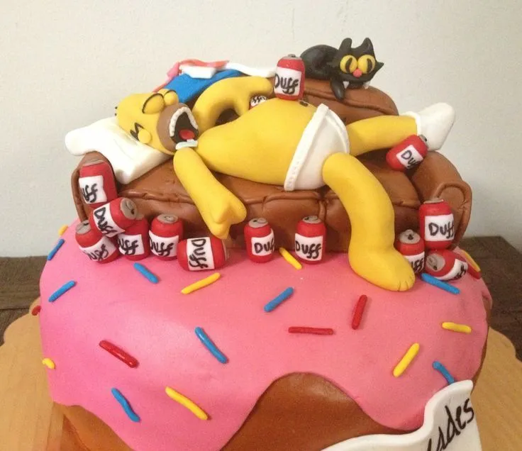 Homer Simpson cake | Torten | Pinterest