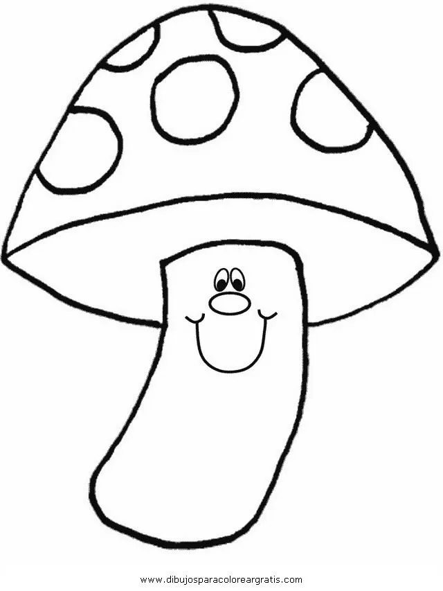 hongos animados Colouring Pages