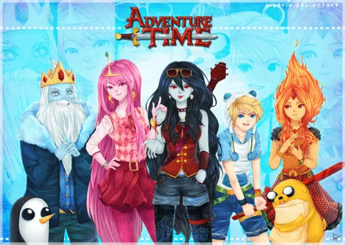 Hora de Aventura: Hora de aventura finn y princesa flama
