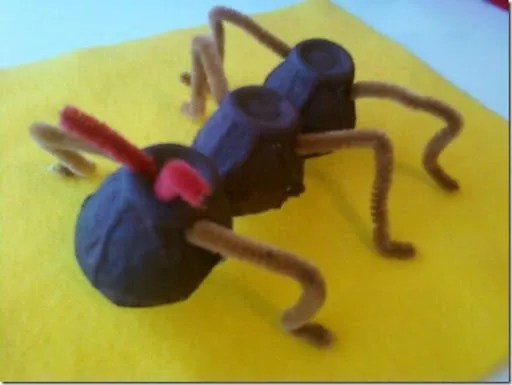 Como hacer una hormiga con fomi - Imagui