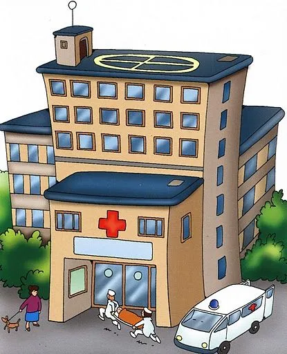 Dibujos de hospital animado - Imagui