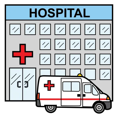 Dibujo animado de un hospital - Imagui