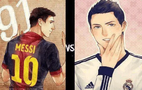 RonaldoMessiTeam on Twitter: "nih, Messi & Ronaldo versi Anime ...