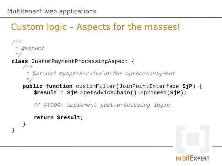 How to build customizable multitenant web applications - IPC11 Spring…