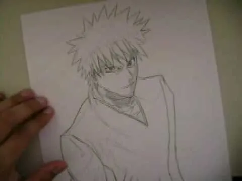 How to Draw Anime][Como dibujar anime-Bleach-Ichigo Kurosaki ...