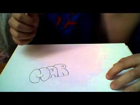 how to draw graffiti word marlen - YouTube