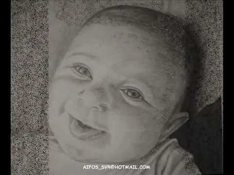 how to draw a little boy Como dibujar un bebé - YouTube