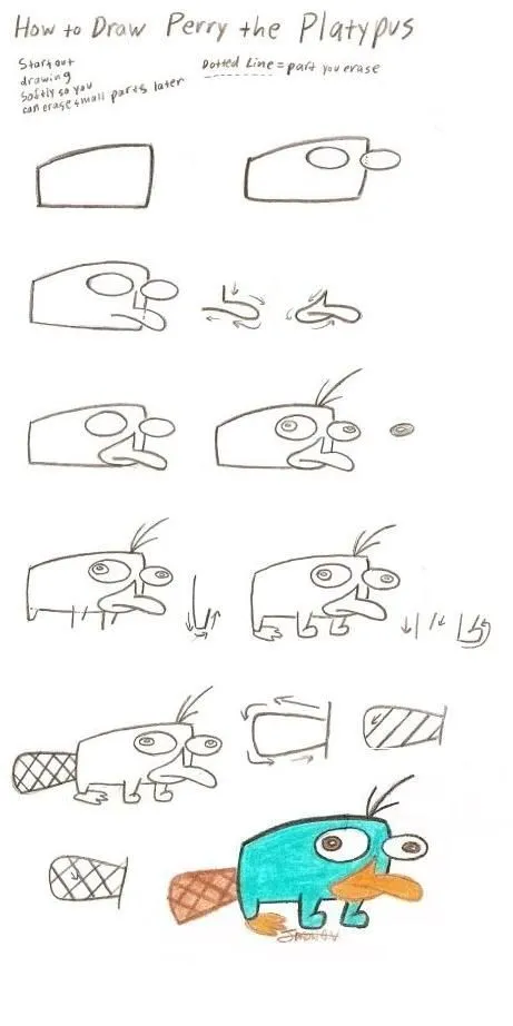 How to Draw Perry ^_^ by Spectrumelf on DeviantArt