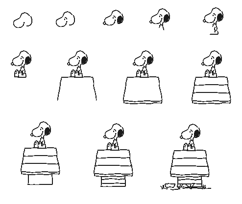 How to draw Snoopy | Draw/paint/sketch | Pinterest | Cómo Dibujar ...