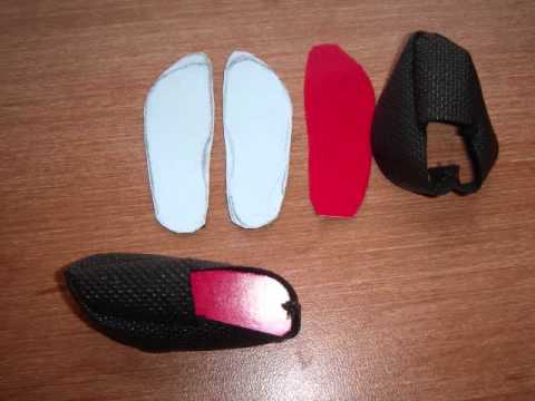HOW TO MAKE shoes for Ken doll : My outfits 16 - YouTube