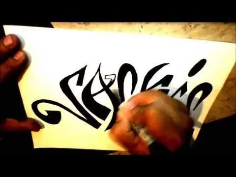 How to Tag graffiti name JACKIE - YouTube