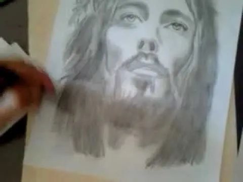 Dibujo de jesucristo .. fb: Talento del Aguila - YouTube