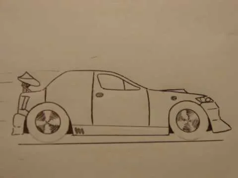 Como hacer dibujos de carros a lapiz - Imagui