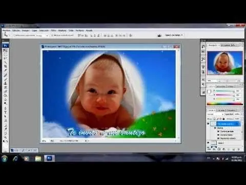 Crear Invitacion de Bautizo Con Photoshop CS3 - YouTube