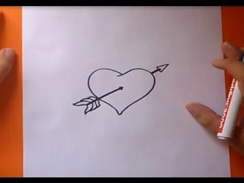 Como dibujar un corazón paso a paso 2 | How to draw a heart 2 ...