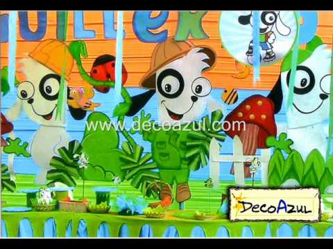 DOKI - DECOAZUL - Decoración de Fiestas Infantiles - YouTube