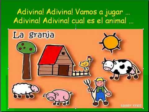 adivina! los animales de la granja - YouTube