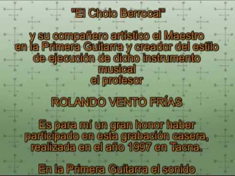 TRISTE RECUERDO - (Cholo Berrocal) - Javier Villacorta - Rolando ...