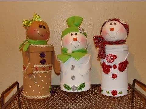 DIY - Dulceros Navideños con material reciclado / Christmas candy ...