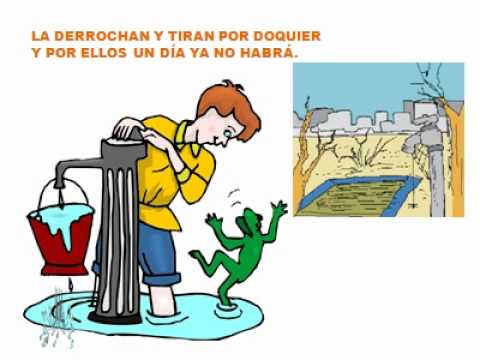 Dibujos animados para cuidar el agua - Imagui