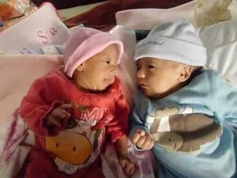 Bebés mellizos recién nacidos platicando. - YouTube