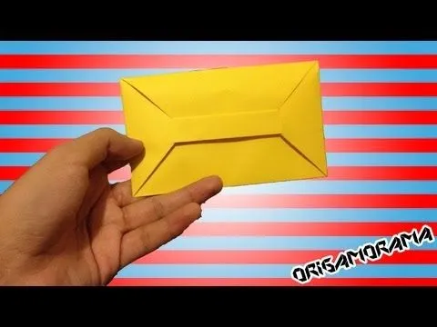 Cómo hacer un SOBRE para cartas SIN pegamento (#cartasplegables ...
