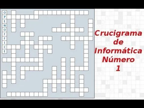 Crucigramas informática preguntas respuesta informatica - YouTube