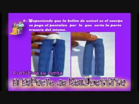 Patrones de pantalon para fofuchas - Imagui