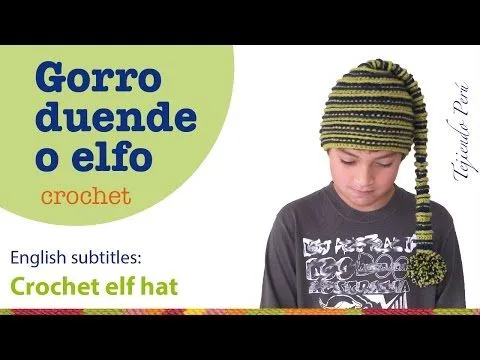 Gorro de duende o elfo (crochet elf beanie) - Tejiendo Perú...