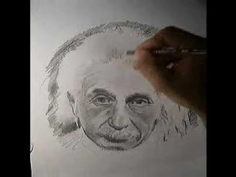 Dibujando Albert Einstein por Gabriel Callico - YouTube