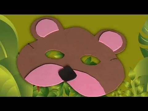 Caretas de oso en foami - Imagui