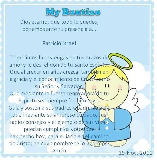 Frases Para Invitaciones De Bautizo | dOtime | bautixo | Pinterest ...